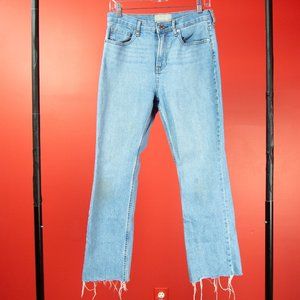 EVERLANE boot cut light wash jeans